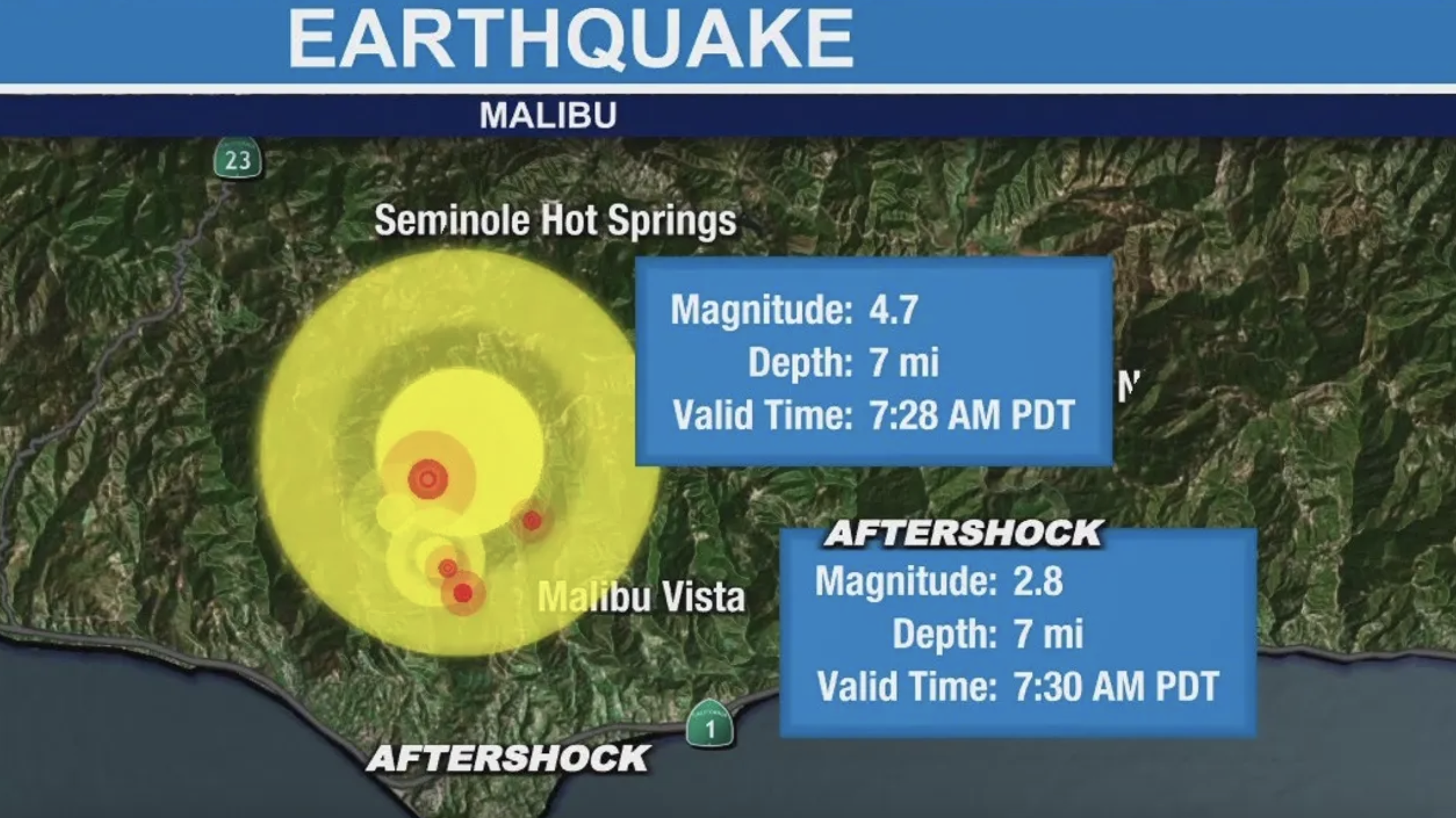 Earthquake centered in Malibu rattles Southern California